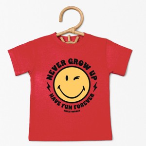 The Juniper Shop SmileyWorld Never Grow Up Toddler Short Sleeve Tee - 1 of 4