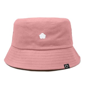 Dalix Lil Flower Embroidered Cotton Cap Outdoor Bucket Hat Womens - 1 of 4