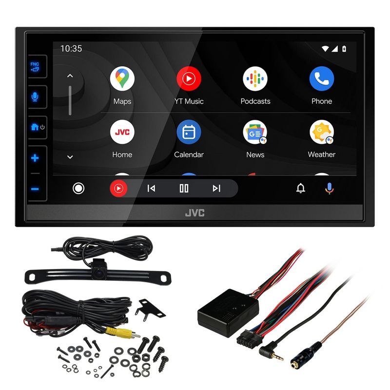 JVC KW-M780BT 6.8" Digital Media Receiver, Compatible With Apple CarPlay / Android Auto with Back Up Camera and Steering Wheel Interface, 1 of 9