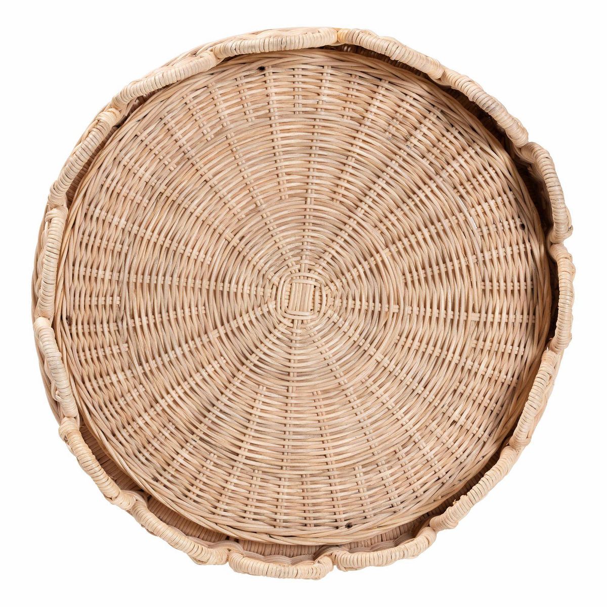 bali & pari Latoya Natural Rattan End Table Natural Brown - thumbnail 2