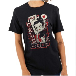 Kanji Style Retro Cartoon I'm a Boop Womens Graphic T Shirt Tees Brisco Brands - 1 of 4