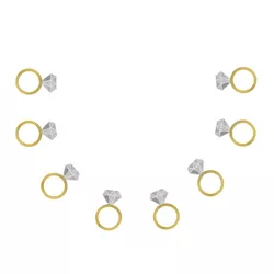 60" Engagement Ring Banner Gold - Spritz™