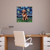 Golden Retriever Night (Dark Coat) by Aja Trier Unframed Wall Canvas - iCanvas - 2 of 3