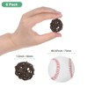 Unique Bargains Wicker Rattan Balls Decorative Orbs Vase Fillers Bowl Fillers for Christmas/DIY Crafts 30mm/1.2 Inch - 2 of 4