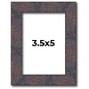 PosterPalooza | Photo Size Slim Profile Brown Frame - UV Acrylic, Foam Board Backing, Hanging Hardware - 2 of 4