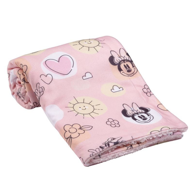 Lambs &#38; Ivy Disney Baby Minnie Mouse Fleece Baby Blanket, 4 of 6