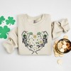 Simply Sage Market Women's Graphic Sweatshirt Skeleton St. Patrick's Heart - 3 of 4
