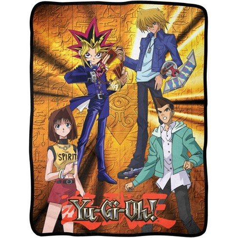 Yu-Gi-Oh! Anime Throw Blanket | Character Poster Fleece Throw Blanket 45" x 60" Multicoloured - image 1 of 3