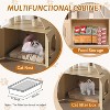 Cat Tree with Litter Box Enclosure, Cat Tower with Sisal Scratching Posts - 4 of 4