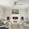 Parrot Uncle 54" Modern Flush Mount Ceiling Fan with Remote - 2 of 4