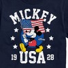 Men's - Disney - Mickey Mouse USA Flag 1928 Short Sleeve Graphic T-Shirt - 2 of 4