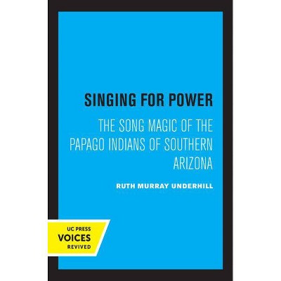 Singing for Power - by  Ruth Murray Underhill (Paperback)