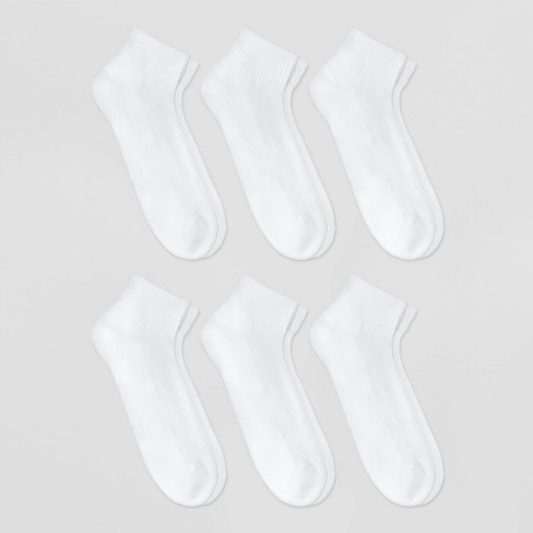 Essentials Men's 10-Pack Cotton Cushioned Low Cut Socks, White, Shoe  Size: 6-12 : : Clothing, Shoes & Accessories