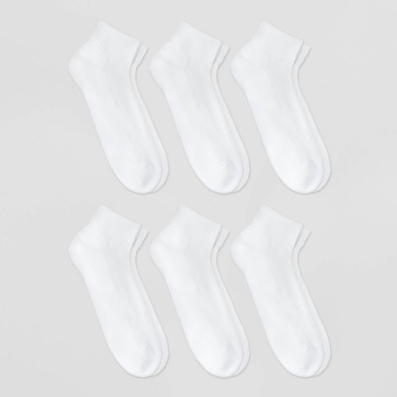 Men's Odor Resistant Quarter Socks 6pk - Goodfellow & Co™ 6-12, 1 of 6