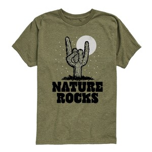 Boys' - Instant Message - Nature Rocks Short Sleeve Graphic T-Shirt - 1 of 4