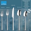 Amefa Metropole 45-Piece Flatware, Set for 8 – Stainless Steel, Polished Mirror Finish, Rust-Resistant, Forks, Knives, Spoons, Salad Forks & Teaspoons - 2 of 4
