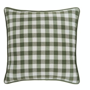 Kate Aurora 2 Pack Country Farmhouse Buffalo Plaid Zippered Pillow Covers - 1 of 4