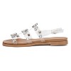 Olivia Miller Women's Crystal Clear Sandals - image 3 of 4