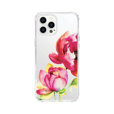 OTM Essentials Apple iPhone 13 Pro Max Tough Edge Florals & Nature Clear Case