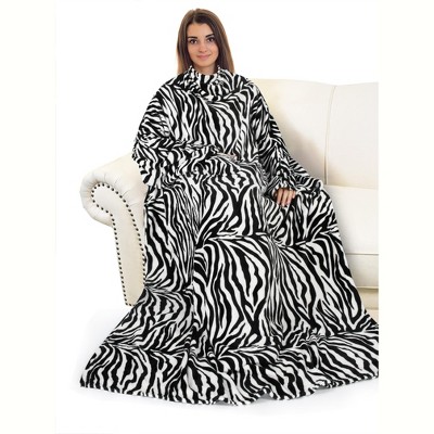Catalonia Womens Mens Wearable Blanket, Cozy Soft Fleece Mink Micro Plush Wrap Throws Blanket Robe, Gift for Her & Him
