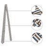 INSPIRE CHIC Men's Self-Tied Linen Slim Necktie - 3 of 4