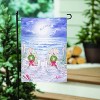 Evergreen Christmas on the Beach Suede Garden Flag 12 x 18 Inches Indoor Outdoor Decor - 3 of 4