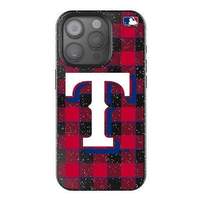 Keyscaper MLB American League Teams Plaid Bling Cell Phone Case for Apple iPhone