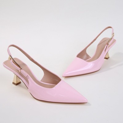 Berness Women's Cassandra Patent Slingback Heels - image 2
