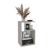 NicBex 3-Tier Modern Small End Table with Open Shelves,Wood Finish Side Table,Coffee Table for Bedroom,Living Room - 4 of 4