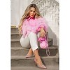 Rhinestones Embellished Satin Stiletto Pumps Women - 2 of 4