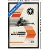 Trends International Star Wars: Moving At Lightspeed - Speeder Bike Framed Wall Poster Prints - 3 of 4