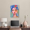 Art Remedy Violeta s Hair with Flowers Beach Life Inspired Wall Art Unframed - 2 of 4