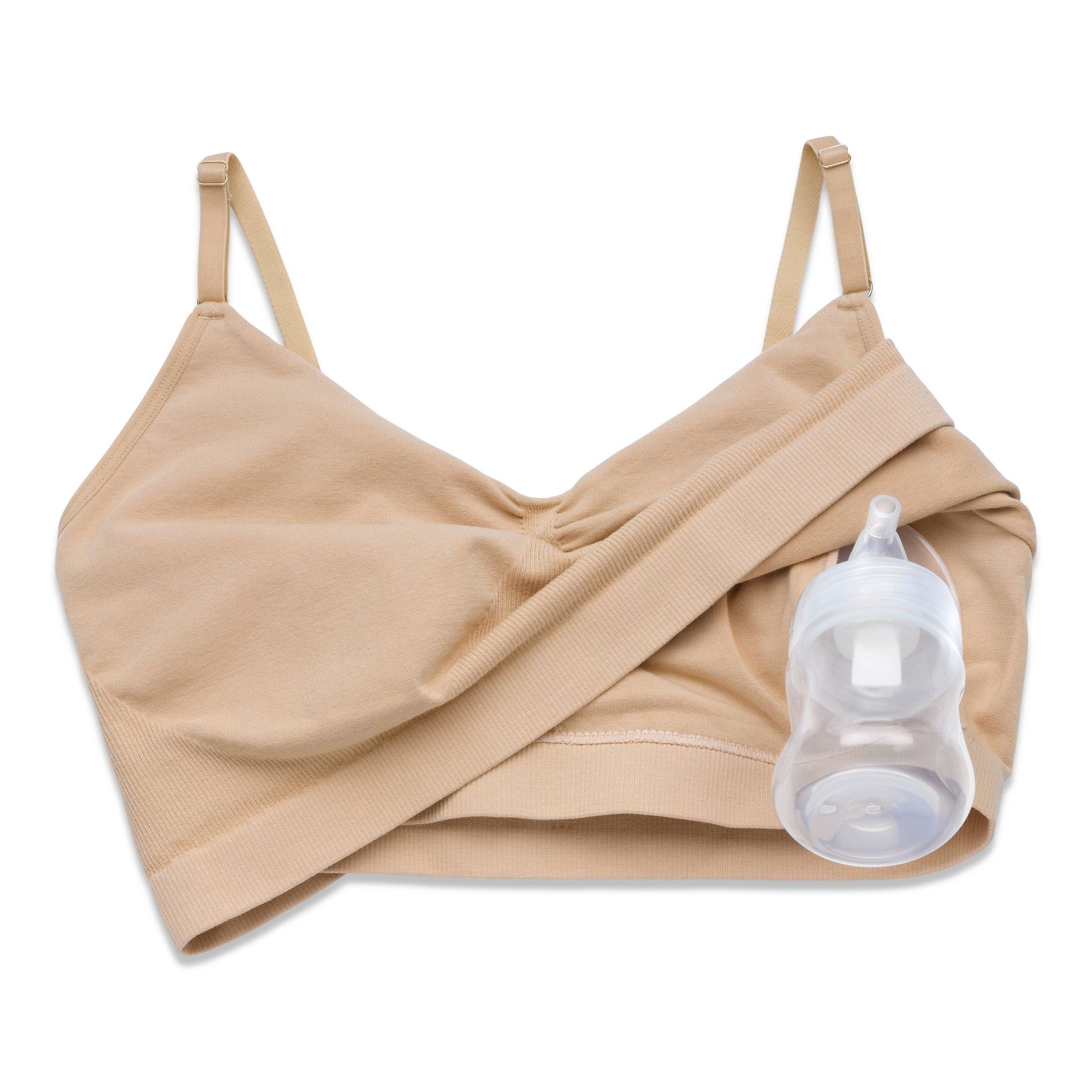 Boobie Women's Adaptive Pumping and Nursing Bralette - S/M
