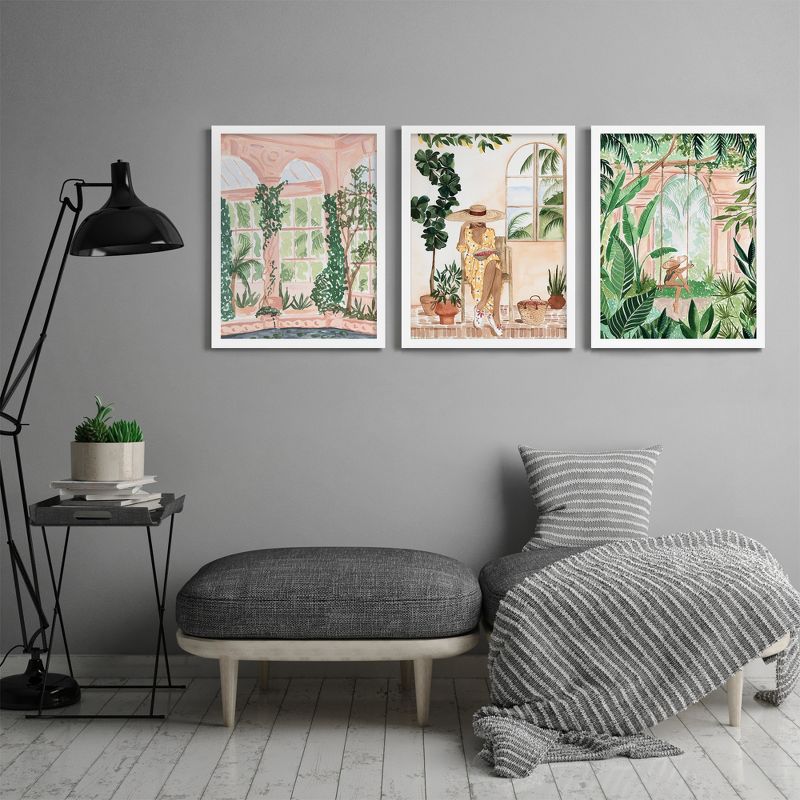 Americanflat Botanical Modern (Set Of 3) Triptych Wall Art Neutral Boho Travels By Sabina Fenn - Set Of 3 Framed Prints, 4 of 7