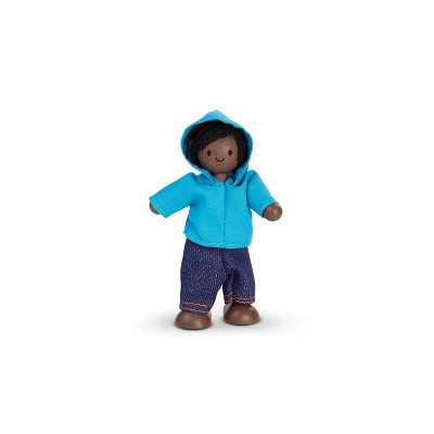 DOLLHOUSE FIGURE - CHILD - Blue Hoodie/Navy Pants