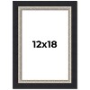 PosterPalooza | Embellished Black Picture Frame - UV Acrylic, Foam Board Backing, Hanging Hardware - 2 of 4