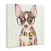 Stupell Industries Hipster Chihuahua Puppy Watercolor, 17" x 17" - 3 of 4