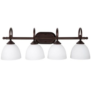 Craftmade Lighting Raleigh 4 - Light Vanity in  Old Bronze - 1 of 1