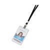 Advantus Deluxe Lanyards, Metal Clip Fastener, 36" Long, Black, 24/Box - 3 of 3