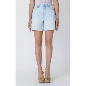 Women's Frayed Hem Denim Shorts - Dex Clothing - 1 of 4
