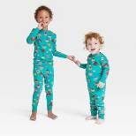 Toddler Feliz Navidad Matching Family Pajama Set - Wondershop™ with Dia Pacheco Blue