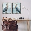 Stupell Industries Detailed Heron Bird Duo 2pc Floating Frame Art Set - 2 of 4