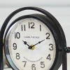 VIP Metal 9 in. White Traditional Table Clock - 4 of 4