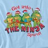 Teenage Mutant Ninja Turtles The Ninja Christmas Spirit Adult T-Shirt, Light Blue, Large - image 2 of 4