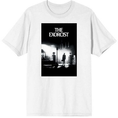 The Exorcist Black and White Movie Poster Women’s White Graphic Tee
