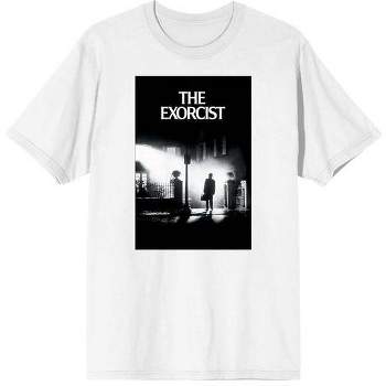 The Exorcist Black and White Movie Poster Women's White Graphic Tee