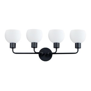 Maxim Lighting Coraline 4 - Light Vanity in  Black - 1 of 4