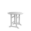 Bar Table, Outdoor Round Bar Table HDPE Counter Height Table, Weather Resistant Easy Maintenance Dining Table, For Deck, Pool Backyard Balcony Garden - 3 of 4