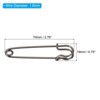 Unique Bargains Large Metal Sturdy Sewing Safety Pins for Blankets 50 Pcs - 2 of 4