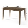 Wood Counter Height Dining Table,Multifunctional Dining Room Table,Rectangle Dining Table for Dining, Work, or Entertaining-Maison Boucle - 3 of 4